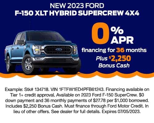 New 2023 Ford F-150 XLT Hybrid SuperCrew 4X4