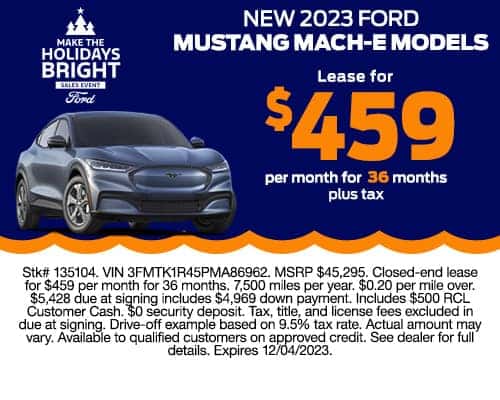 New 2023 Ford Mustang Mach-E Models