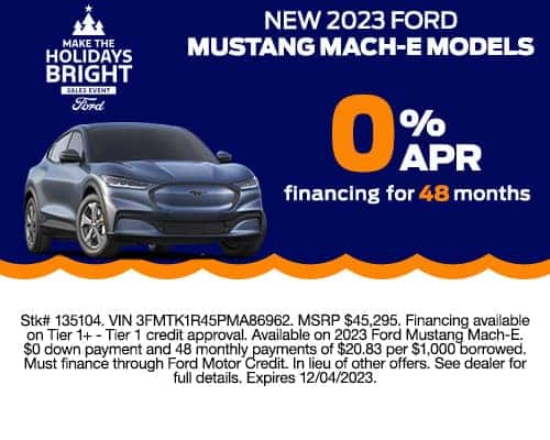 New 2023 Ford Mustang Mach-E Models