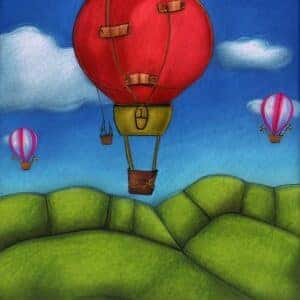 Hot Air Balloon Art AI