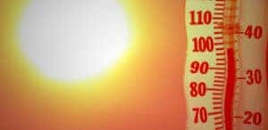 Thermometer and Hot Sun