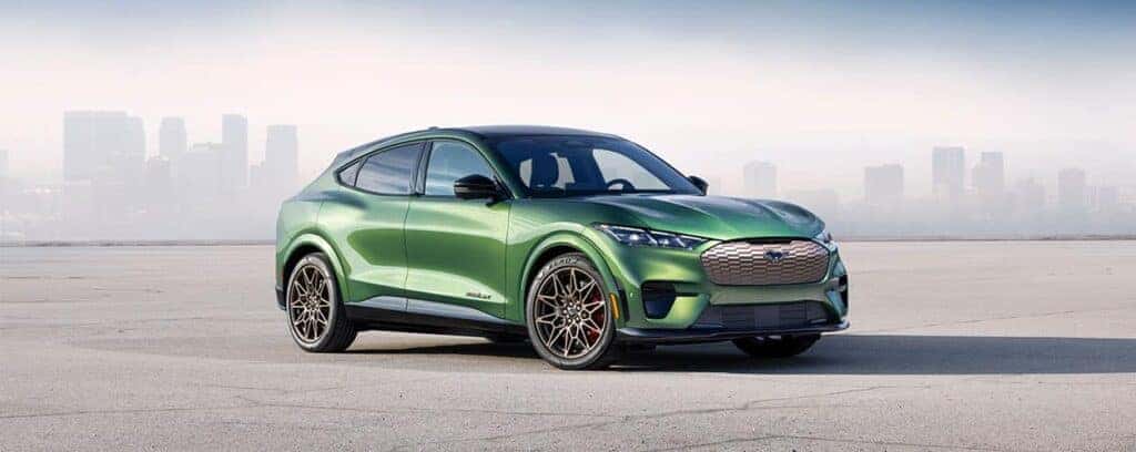 Image of Green Mustang Mach-E 