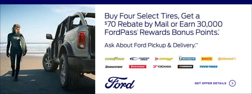 Ford Tire Rebate Banner