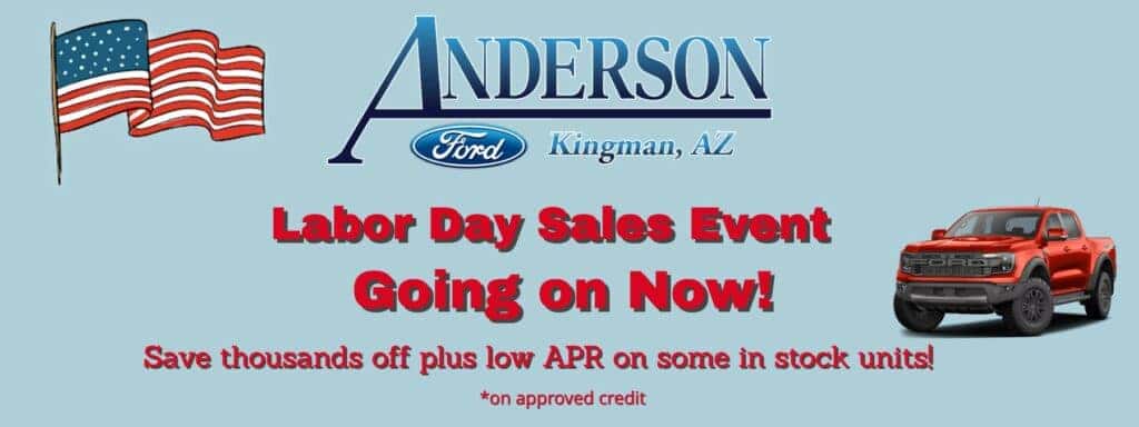Ford Kingman Labor Day Sale Banner 2023