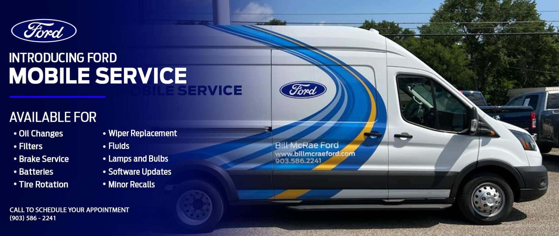 Bill McRae Ford Mobile Service Van