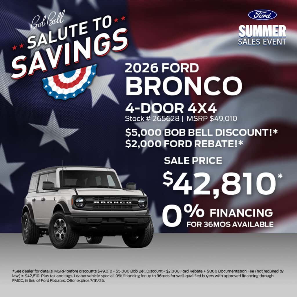 2026 Ford Bronco 4-Door 4x4