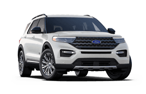 2022 Ford Explorer King Ranch Star White.