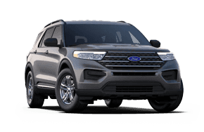 2022 Ford Explorer XLT om the color Carbonized Gray.