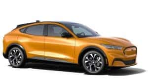 2022 Ford Mustang Mach-E Cyber Orange Metallic exterior color