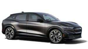 2022 Ford Mustang Mach-E Dark Matter Gray Metallic exterior color