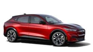2022 Ford Mustang Mach-E Rapid Red Metallic exterior color