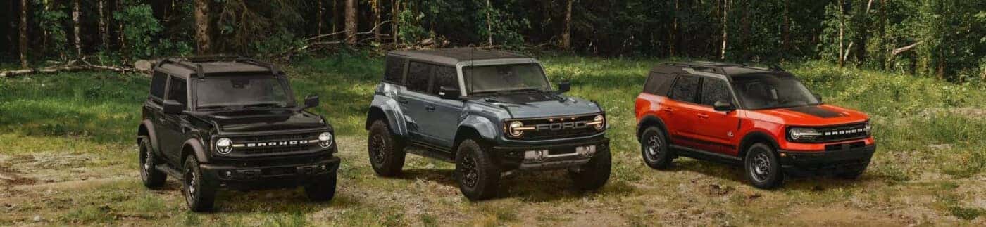 2026 Ford Bronco Trim Comparison
