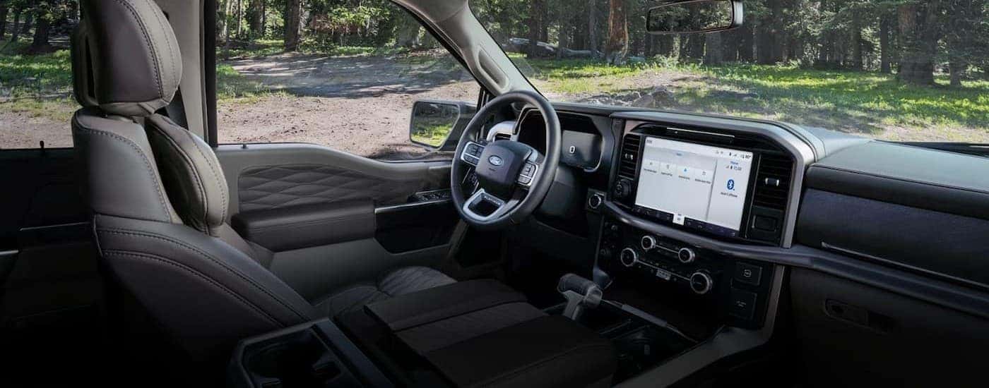 Black dash in a 2026 Ford F-150
