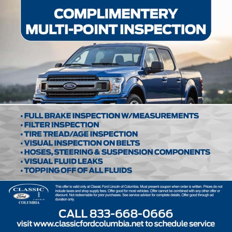 Auto Service Specials | Classic Ford of Columbia near Dentsville