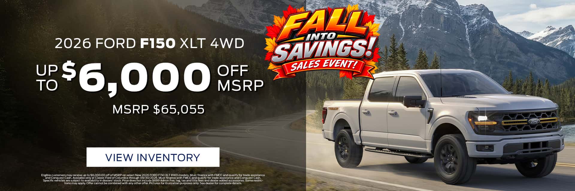 ford columbia south carolina 2026 f150
