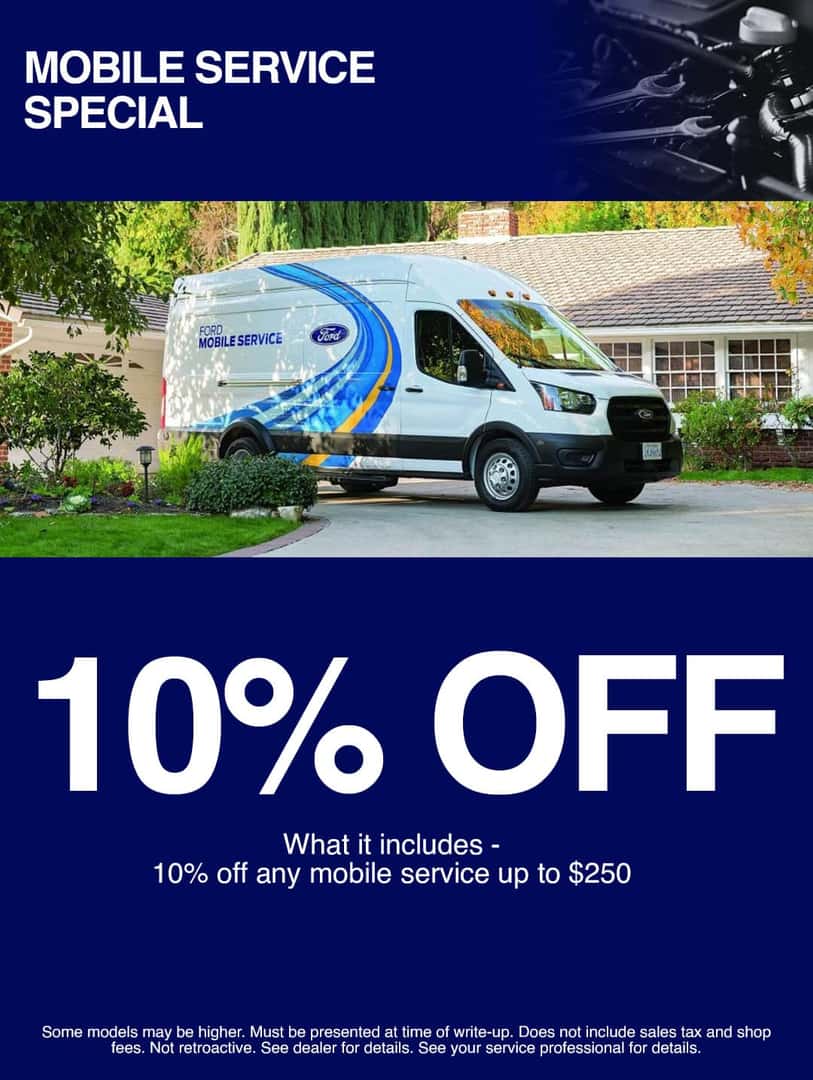 mobile service special 10% off
