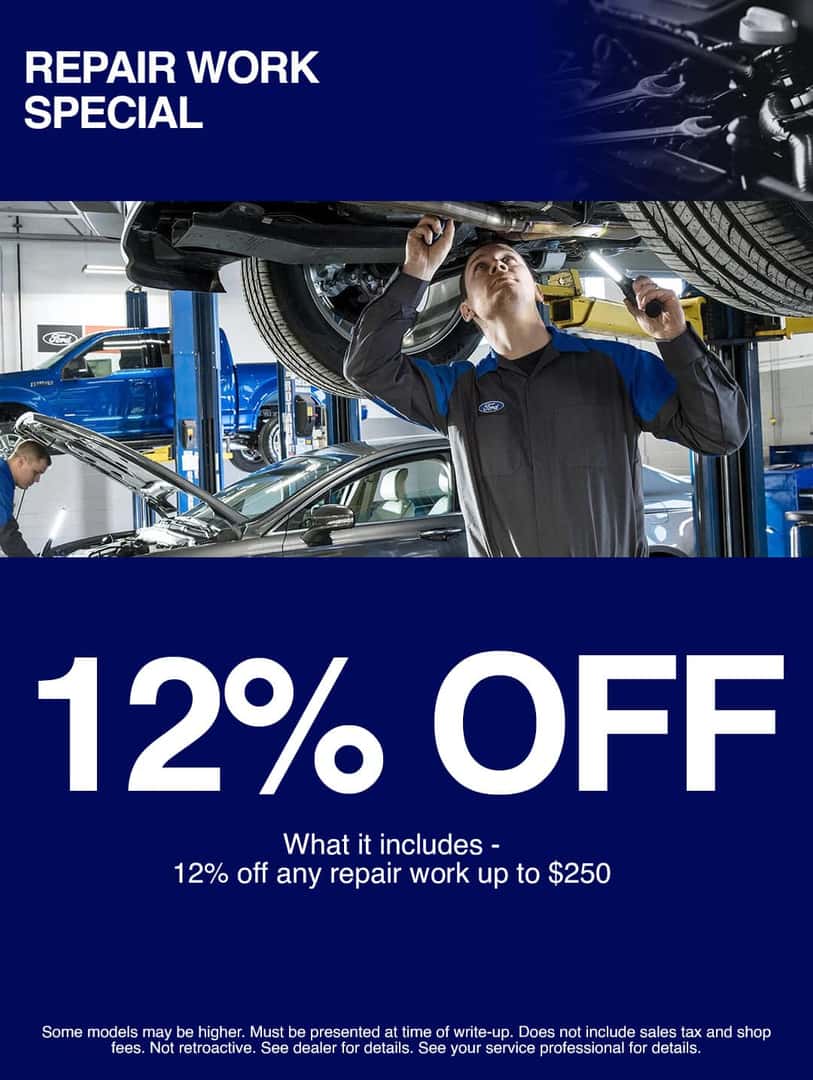 ford of shelby north carolina repair works special