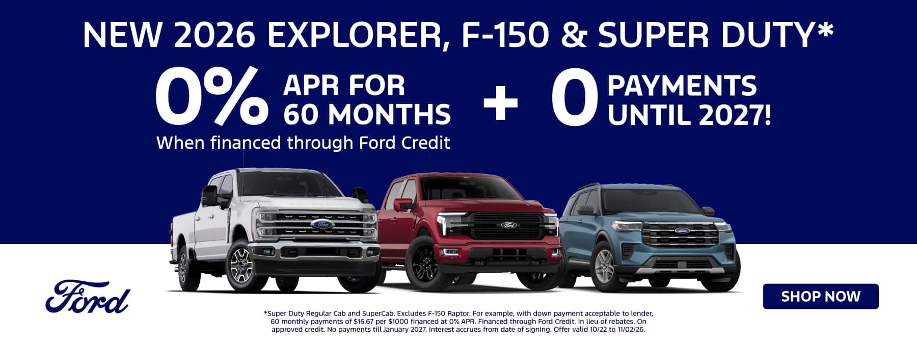 $0 Payments for 60 Days