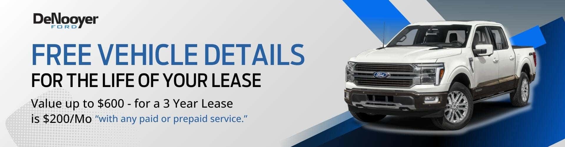 Free Details for the Life of Your Lease at DeNooyer Ford