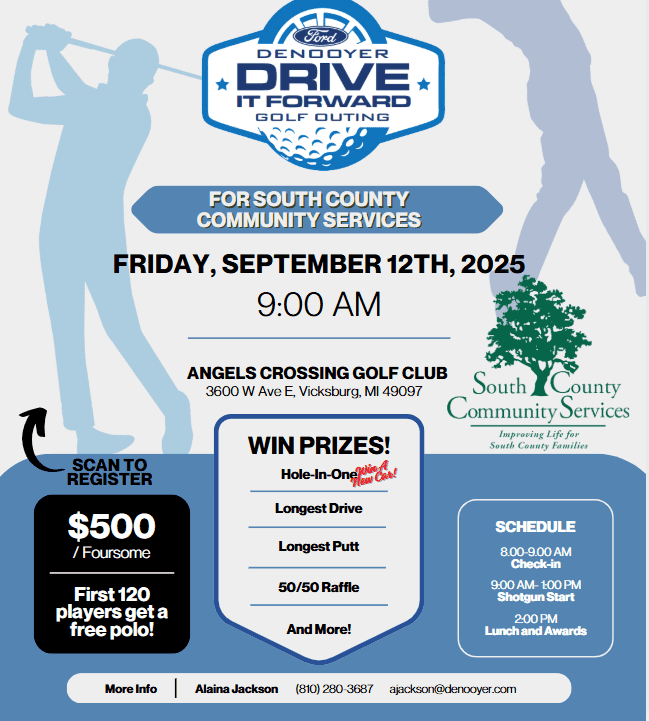 Register for the Drive It Forward Golf Tournament