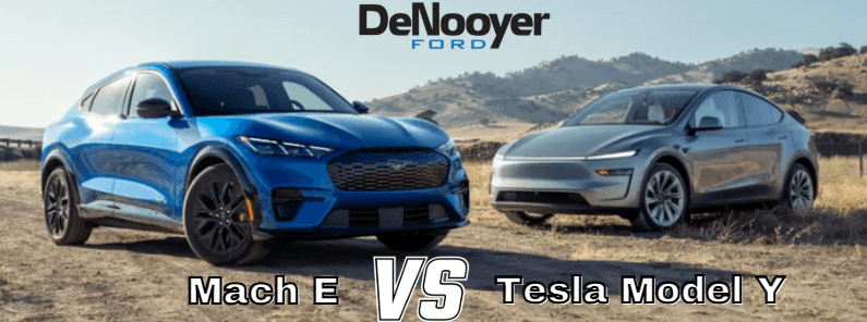 Mach E vs Tesla Model Y