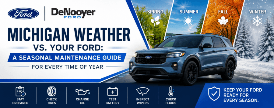Seasonal Ford Maintenance Tips for Michigan Drivers