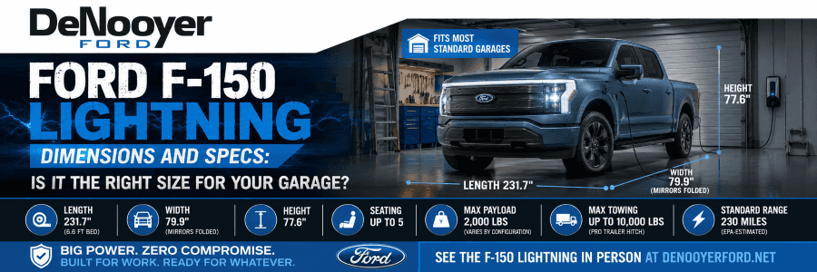 Ford F-150 Lightning Dimensions and Specs for Garage Fit