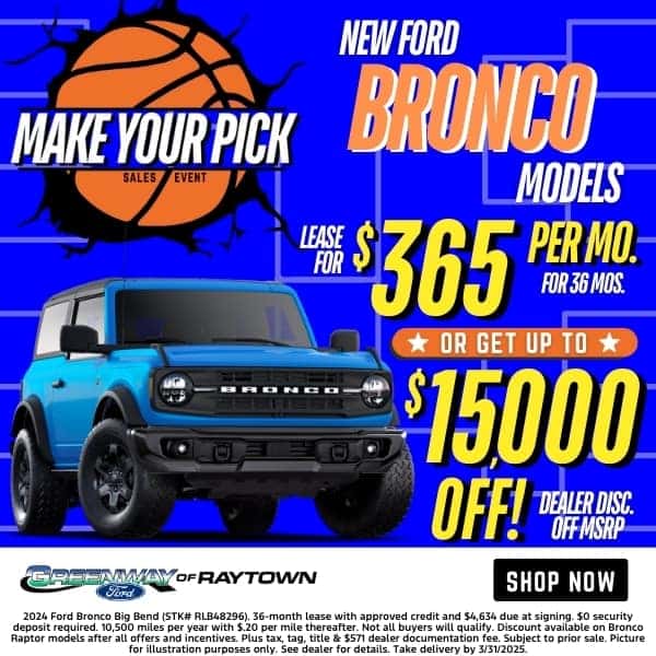New 2024 Ford Bronco