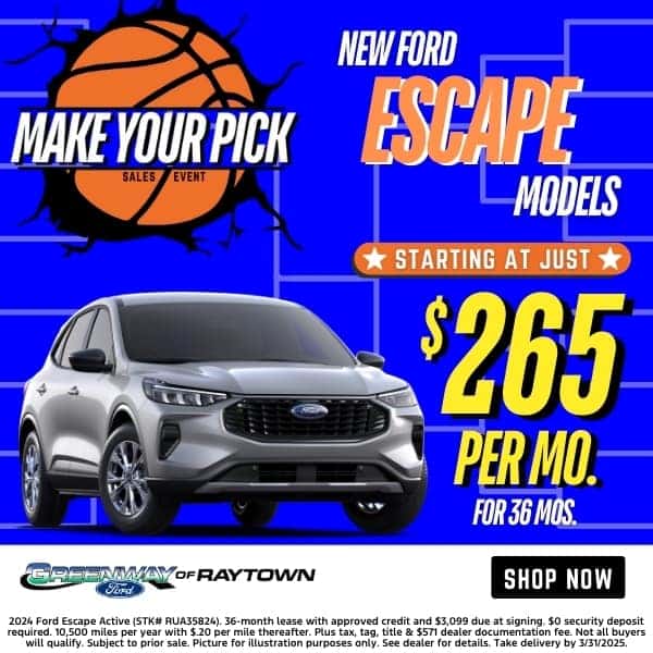 New 2024 Ford Escape