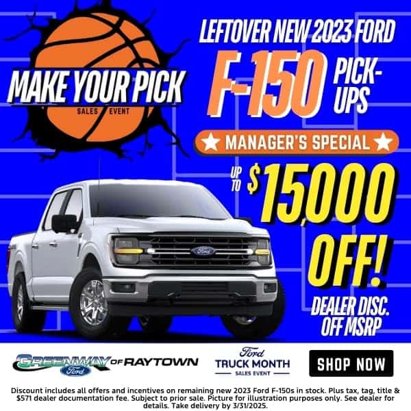 Leftover New 2023 Ford F-150s