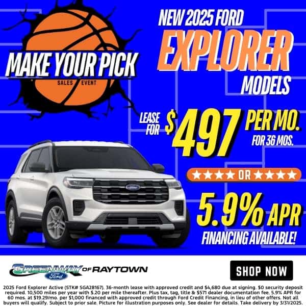 New 2025 Ford Explorer