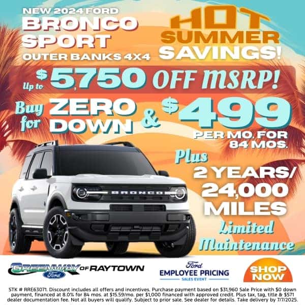 New 2024 Ford Bronco Sport Outer Banks