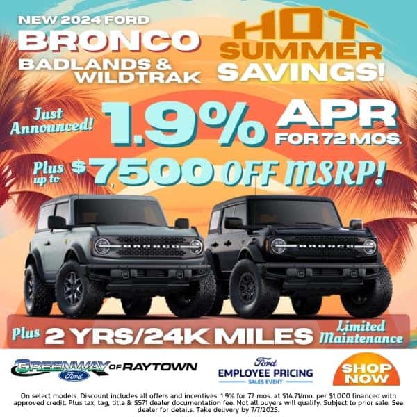 New 2024 Ford Bronco Badlands & Wildtrak