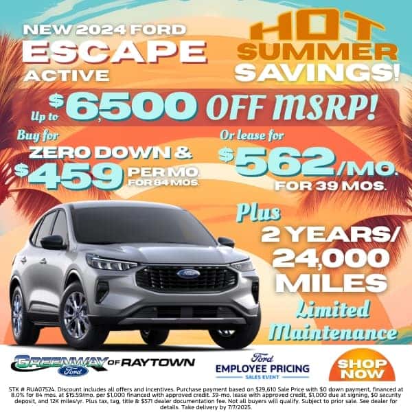 New 2024 Ford Escape
