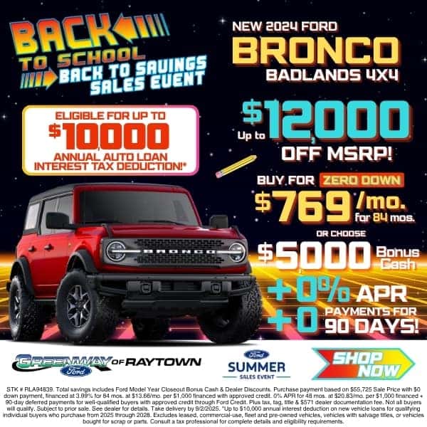 New 2024 Ford Bronco Badlands