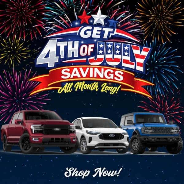 4TH OF JULY SAVINGS ALL MONTH LONG!
