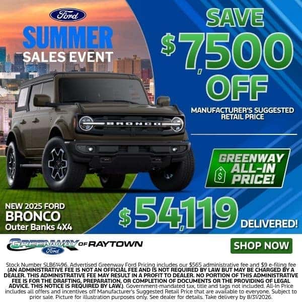 New 2025 Ford Bronco