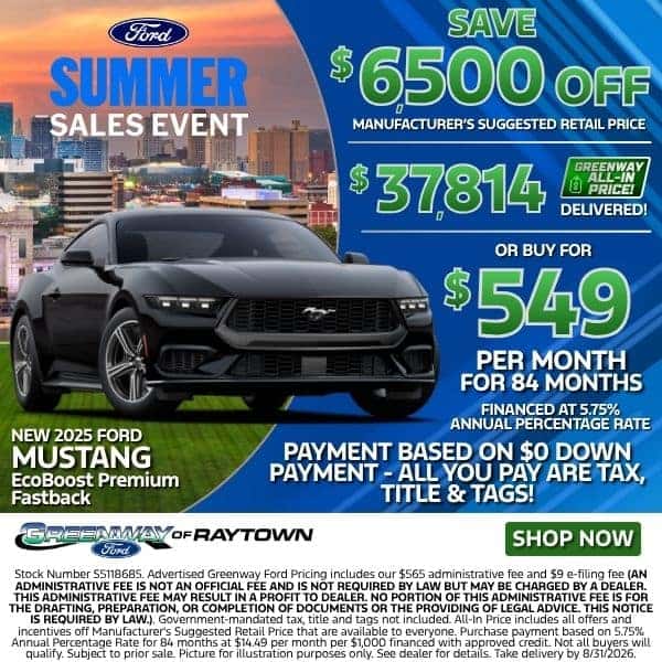 New 2025 Ford Mustang