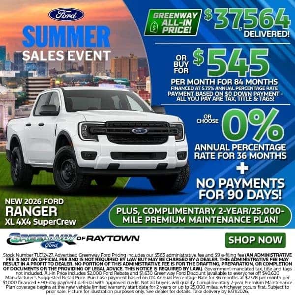 New 2026 Ford Ranger