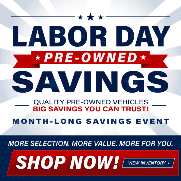 PRE-OWNED SALES EVENT!