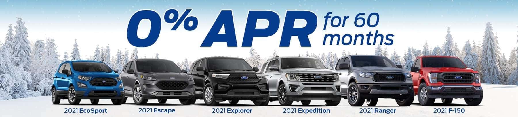 0% APR Financing on New Ford Models