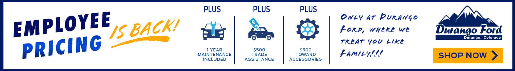 Employee Pricing +++