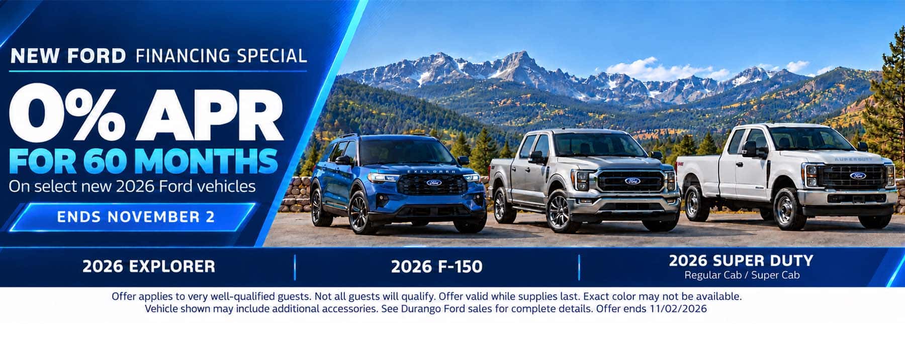 Ford October web banner