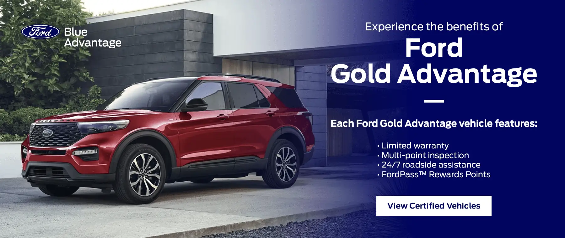 Experience the benefits of Ford Gold