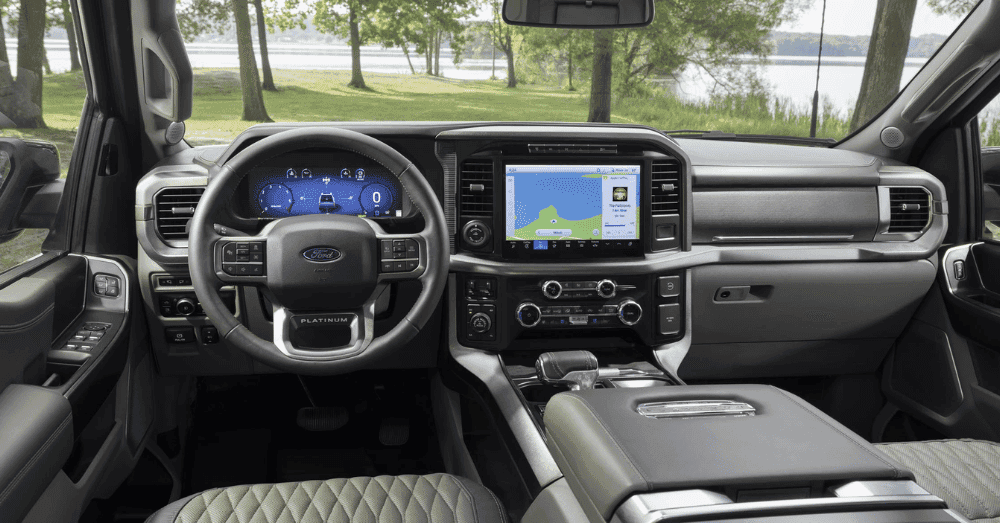 Ford-F-150-Trim-Level-Differences----interior-view of Ford F-150 pickup truck