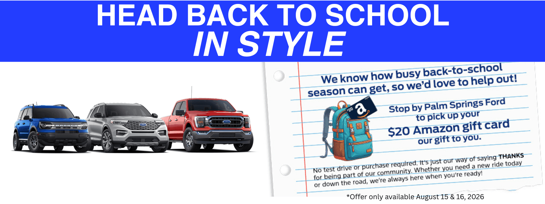 ford deals