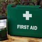 Hurricane, earthquake, disaster survival kit.