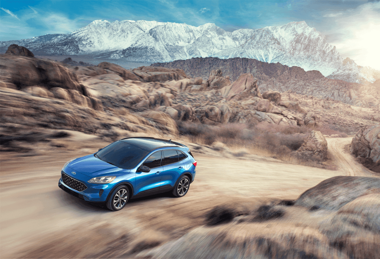 Ford Escape on Dirt Road