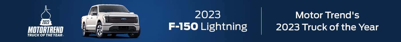 2023 F-150 Lightning Motor Trend's 2023 Truck of the Year