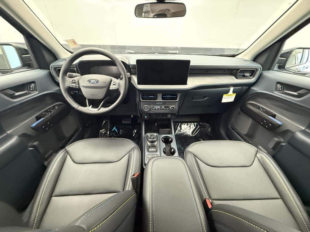 Ford Maverick interior with touchscreen and modern cabin features
